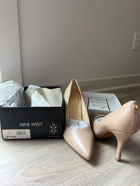 Nine West Blush Nude Pointed-Toe Stiletto Pumps